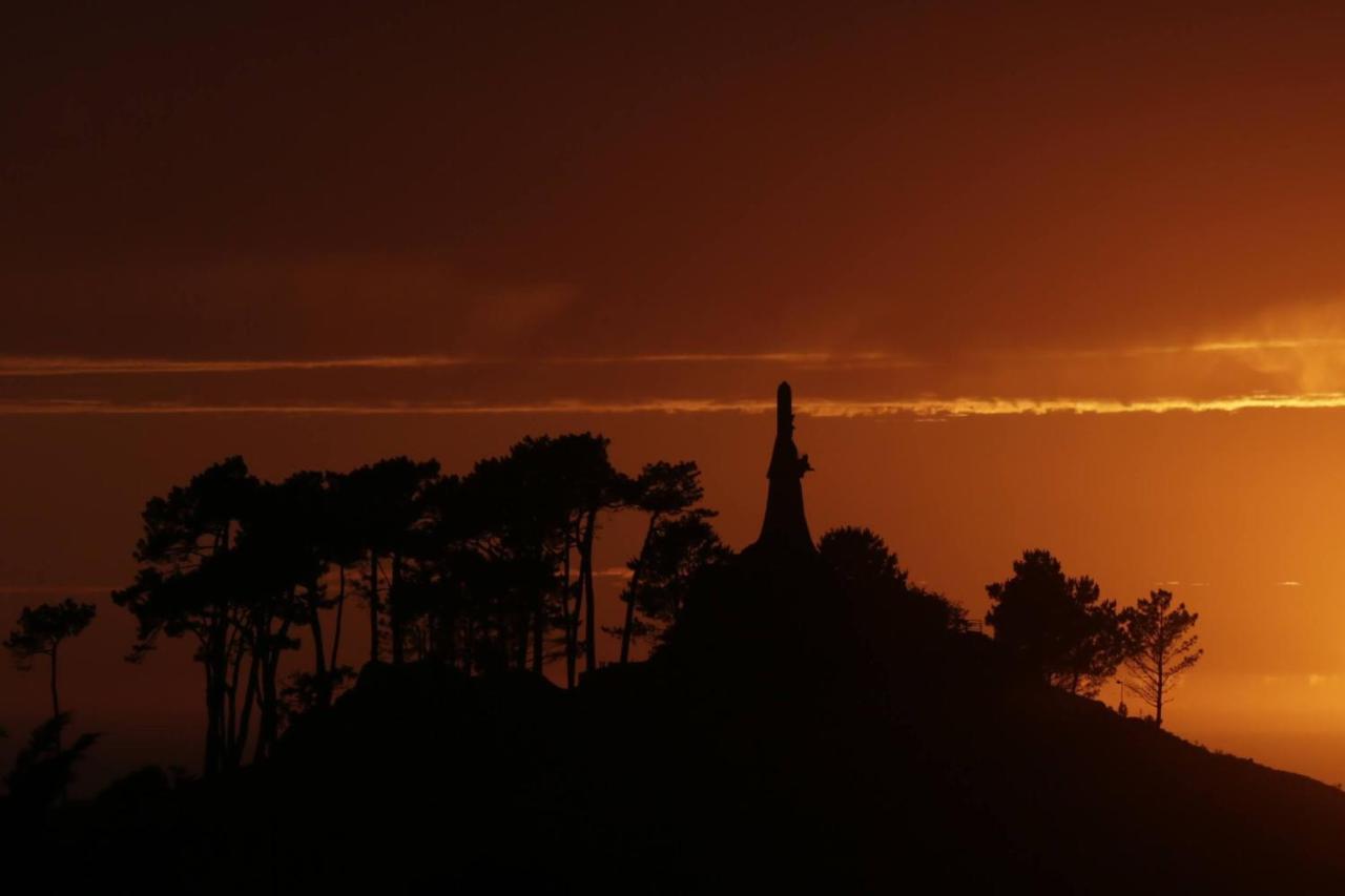 Inmejorables Vistas A Las Islas Cies Baiona Kültér fotó