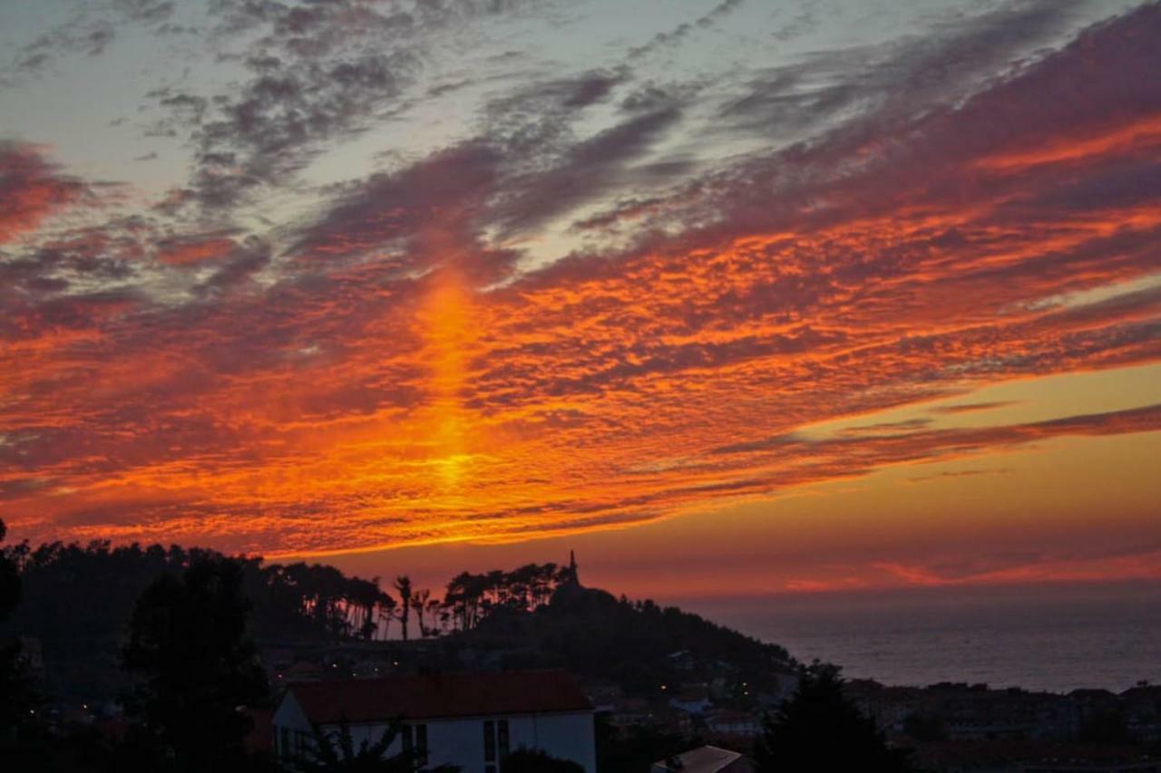Inmejorables Vistas A Las Islas Cies Baiona Kültér fotó