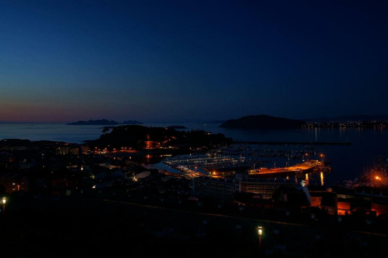 Inmejorables Vistas A Las Islas Cies Baiona Kültér fotó