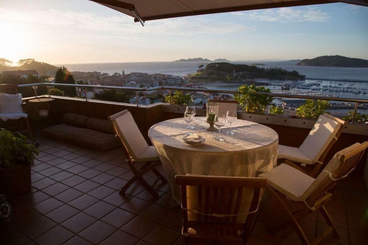 Inmejorables Vistas A Las Islas Cies Baiona Kültér fotó