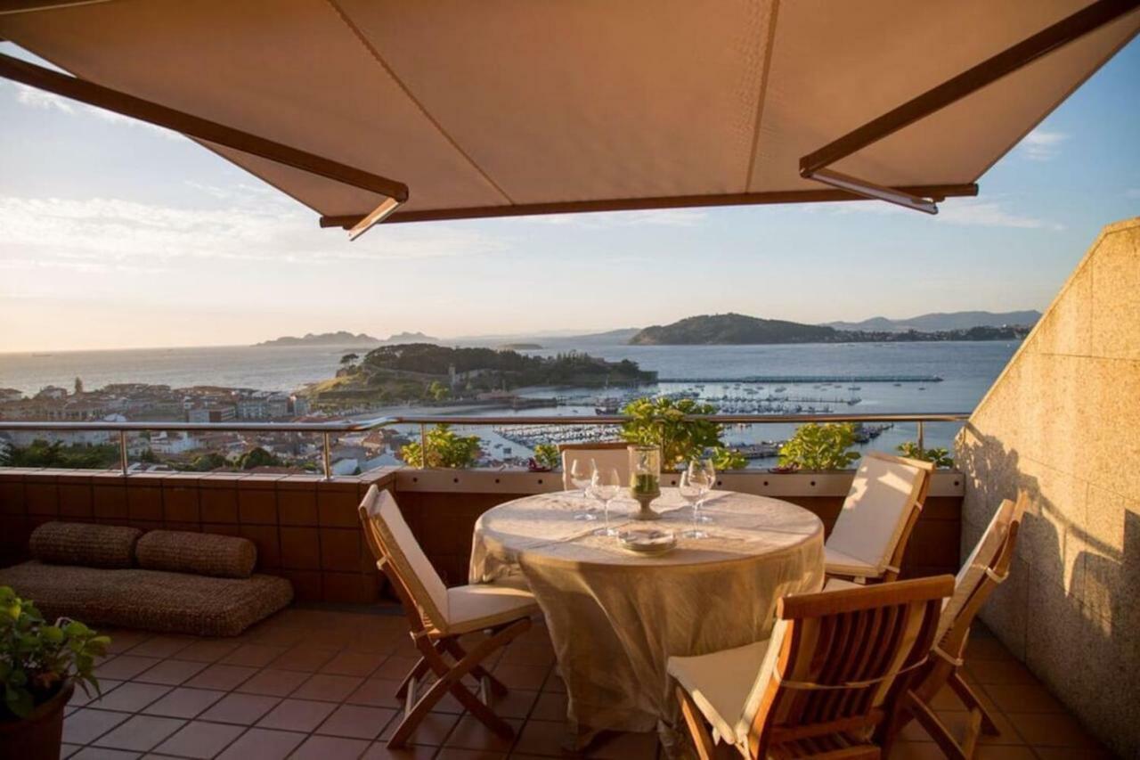 Inmejorables Vistas A Las Islas Cies Baiona Kültér fotó